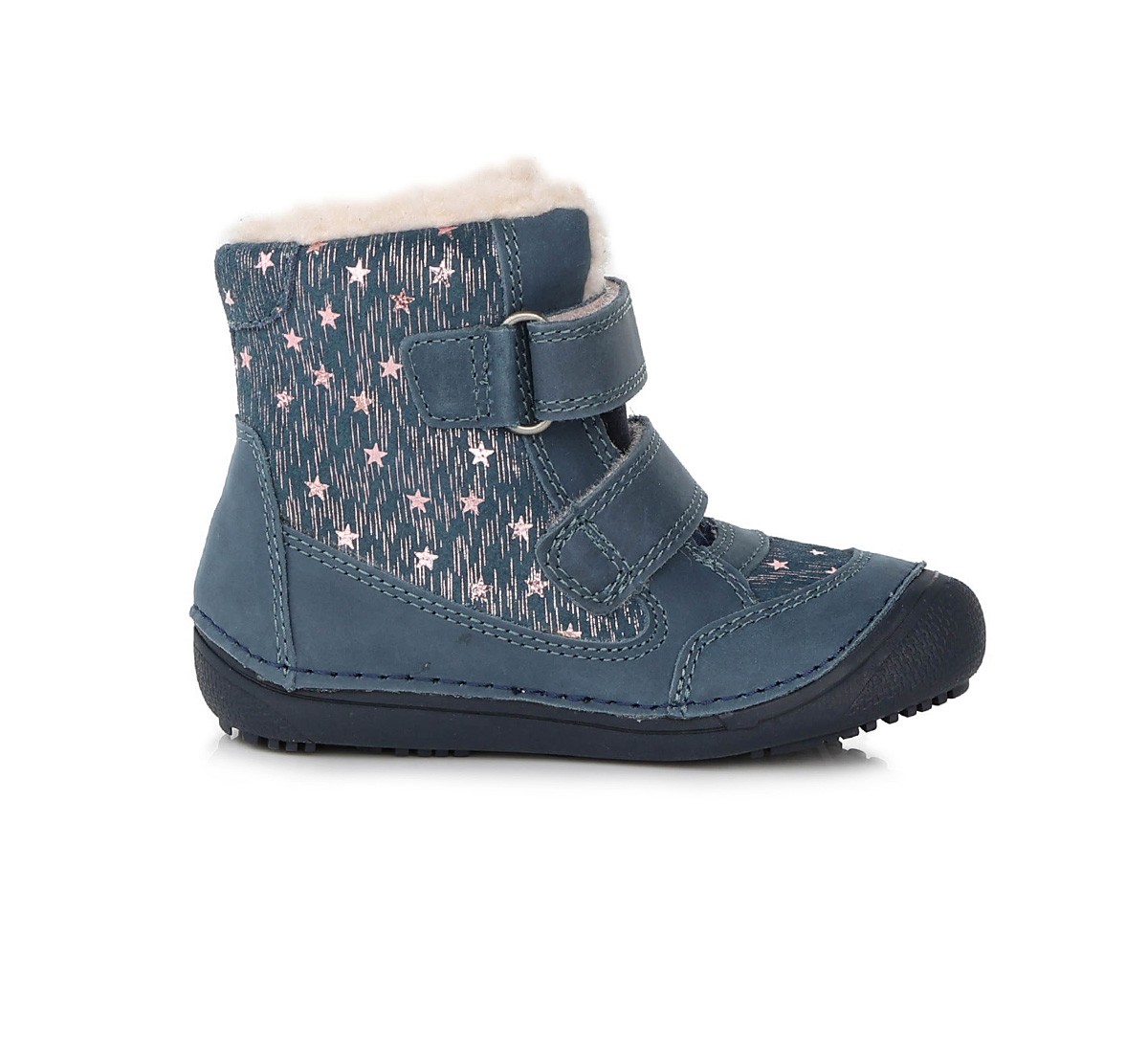 Barefoot batai su dirbtinio kailio pamušalu 25-30 d. W063-333AM. D.D.Step (Vengrija). Batai vaikams 5 batukai vaikams D.D.Step (Vengrija) Barefoot batai su dirbtinio kailio pamušalu 25-30 d. W063-333AM