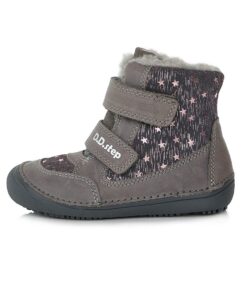 batukai vaikams D.D.Step (Vengrija)  Barefoot batai su vilna 31-36 d. W063-333L_wool