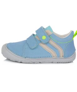 batukai vaikams D.D.Step (Vengrija)  Barefoot šviesiai mėlyni batai 20-25 d. S073757A
