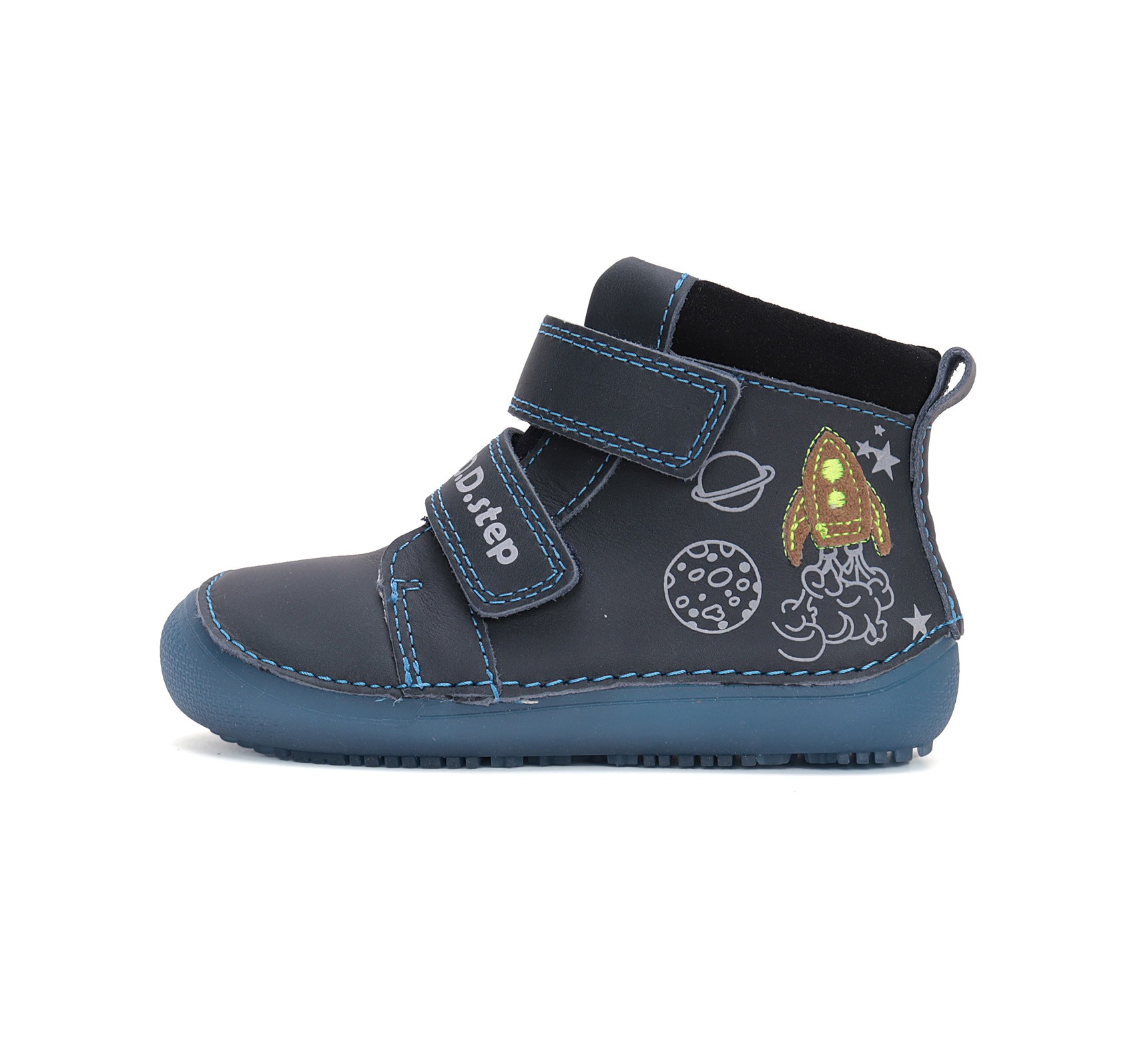 Barefoot tamsiai mėlyni batai 31-36 d. A063-42719L. D.D.Step (Vengrija). Batai vaikams 3 batukai vaikams D.D.Step (Vengrija) Barefoot tamsiai mėlyni batai 31-36 d. A063-42719L