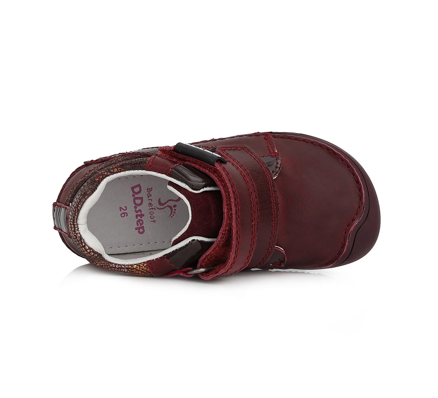 Barefoot vyšniniai batai 20-25 d. S073-375B. D.D.Step (Vengrija). Batai vaikams 6 batukai vaikams D.D.Step (Vengrija) Barefoot vyšniniai batai 20-25 d. S073-375B