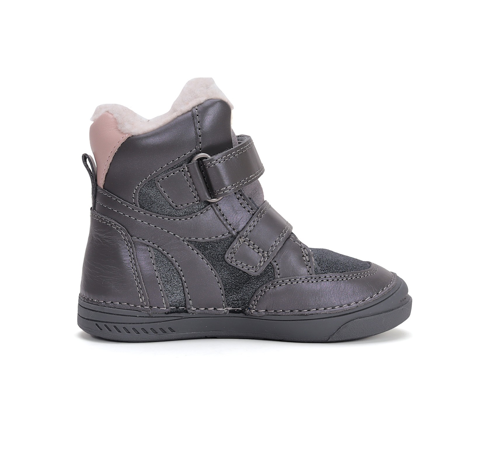 Batai su dirbtiniu kailio pamušalu 25-30 d. W040-42380BM. D.D.Step (Vengrija). Batai vaikams 5 batukai vaikams D.D.Step (Vengrija) Batai su dirbtiniu kailio pamušalu 25-30 d. W040-42380BM