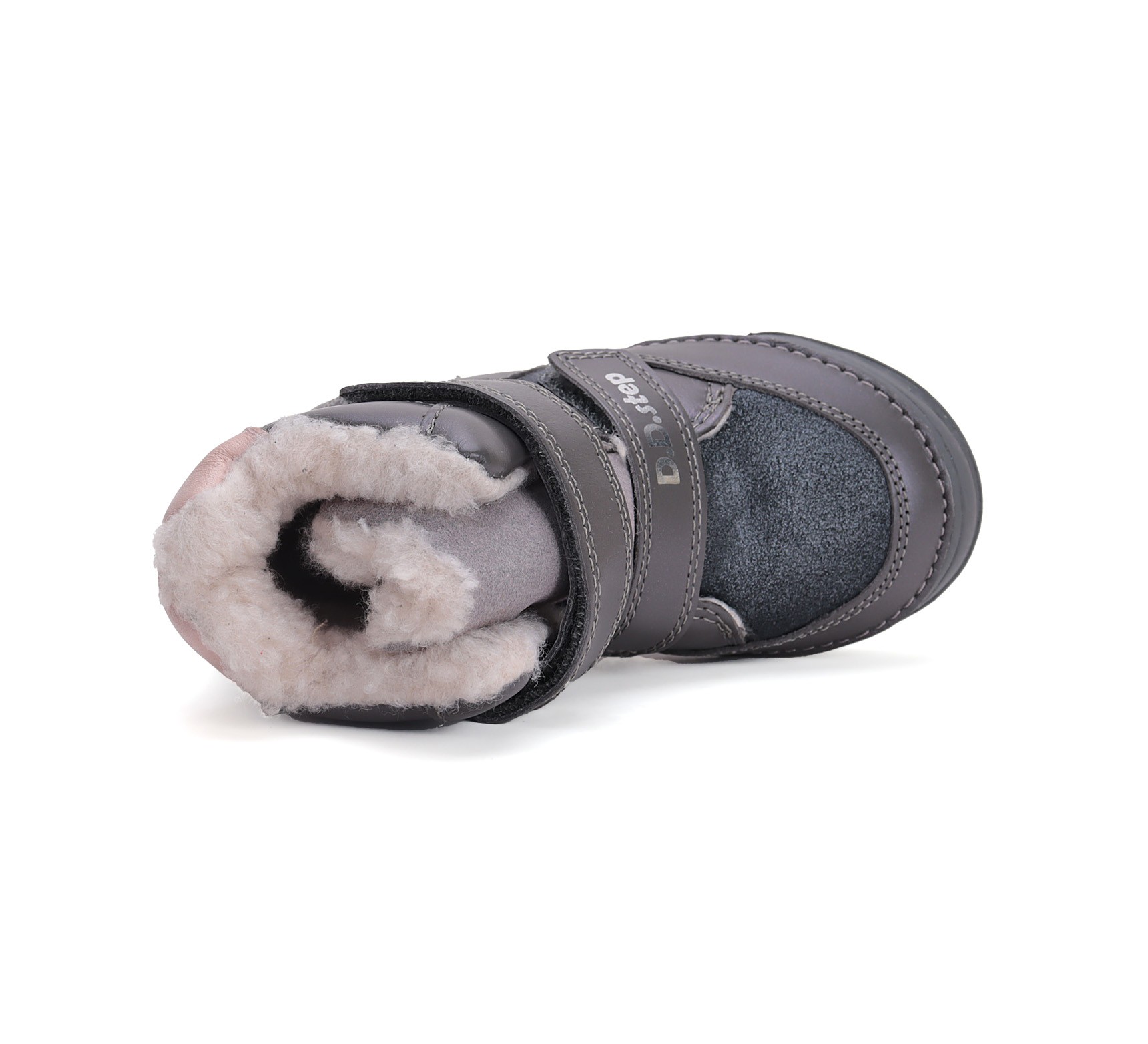 Batai su dirbtiniu kailio pamušalu 25-30 d. W040-42380BM. D.D.Step (Vengrija). Batai vaikams 6 batukai vaikams D.D.Step (Vengrija) Batai su dirbtiniu kailio pamušalu 25-30 d. W040-42380BM