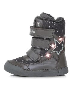 batukai vaikams D.D.Step (Vengrija)  Batai su dirbtiniu kailio pamušalu 25-30 d. W068-368BM