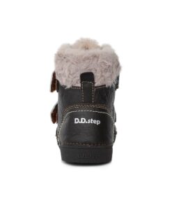 batukai vaikams D.D.Step (Vengrija)  Batai su dirbtiniu kailio pamušalu 31-36 d. W068-394BL