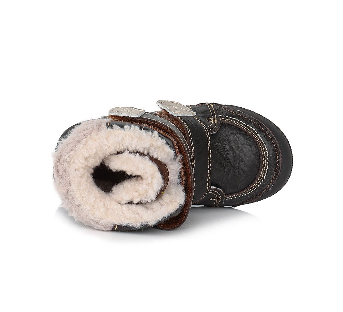 Batai su dirbtiniu kailio pamušalu 31-36 d. W068-394BL. D.D.Step (Vengrija). Batai vaikams 6 batukai vaikams D.D.Step (Vengrija) Batai su dirbtiniu kailio pamušalu 31-36 d. W068-394BL