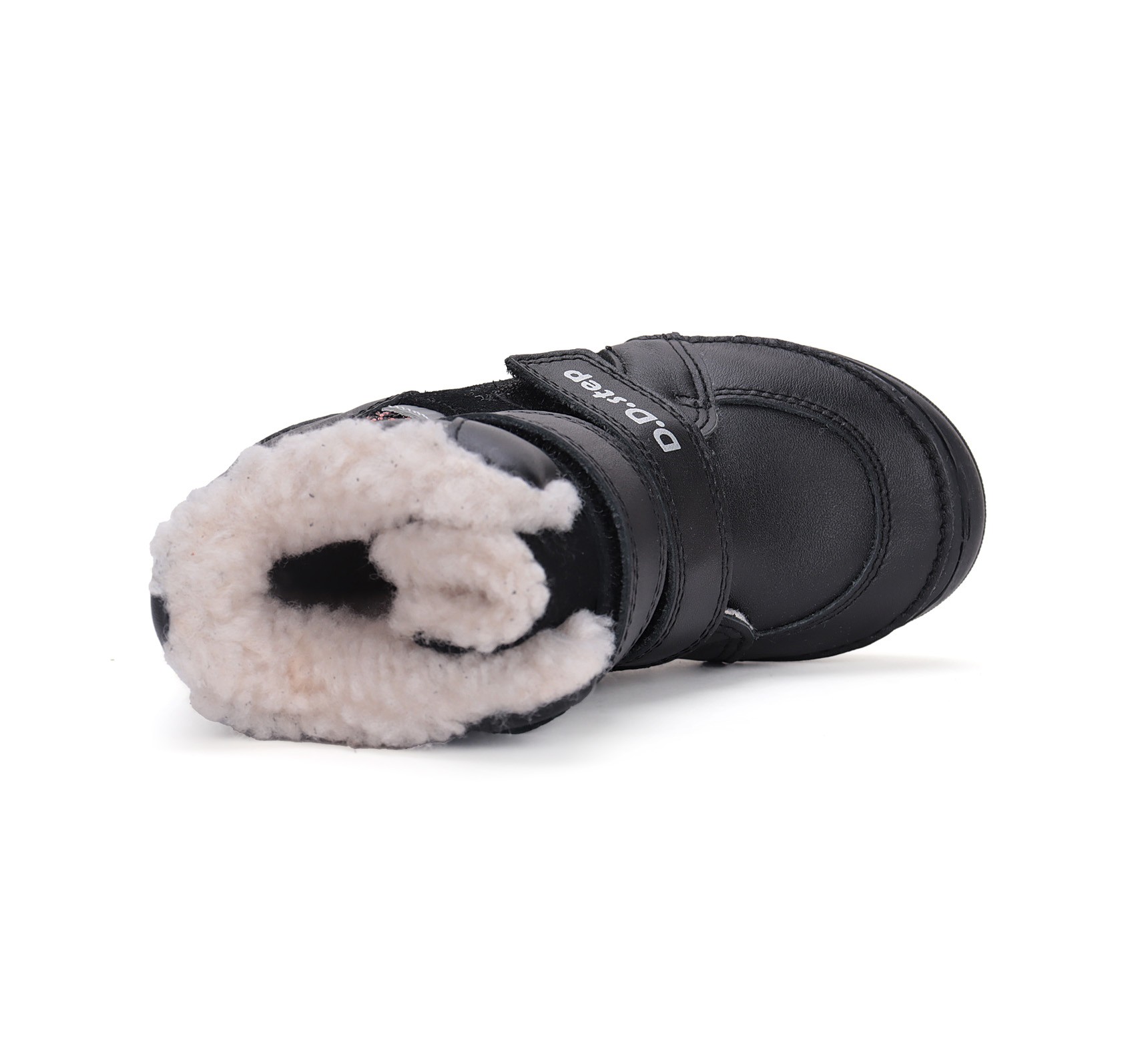 Batai su dirbtiniu kailio pamušalu 32-37 d. W078-42862BL. D.D.Step (Vengrija). Batai vaikams 6 batukai vaikams D.D.Step (Vengrija) Batai su dirbtiniu kailio pamušalu 32-37 d. W078-42862BL