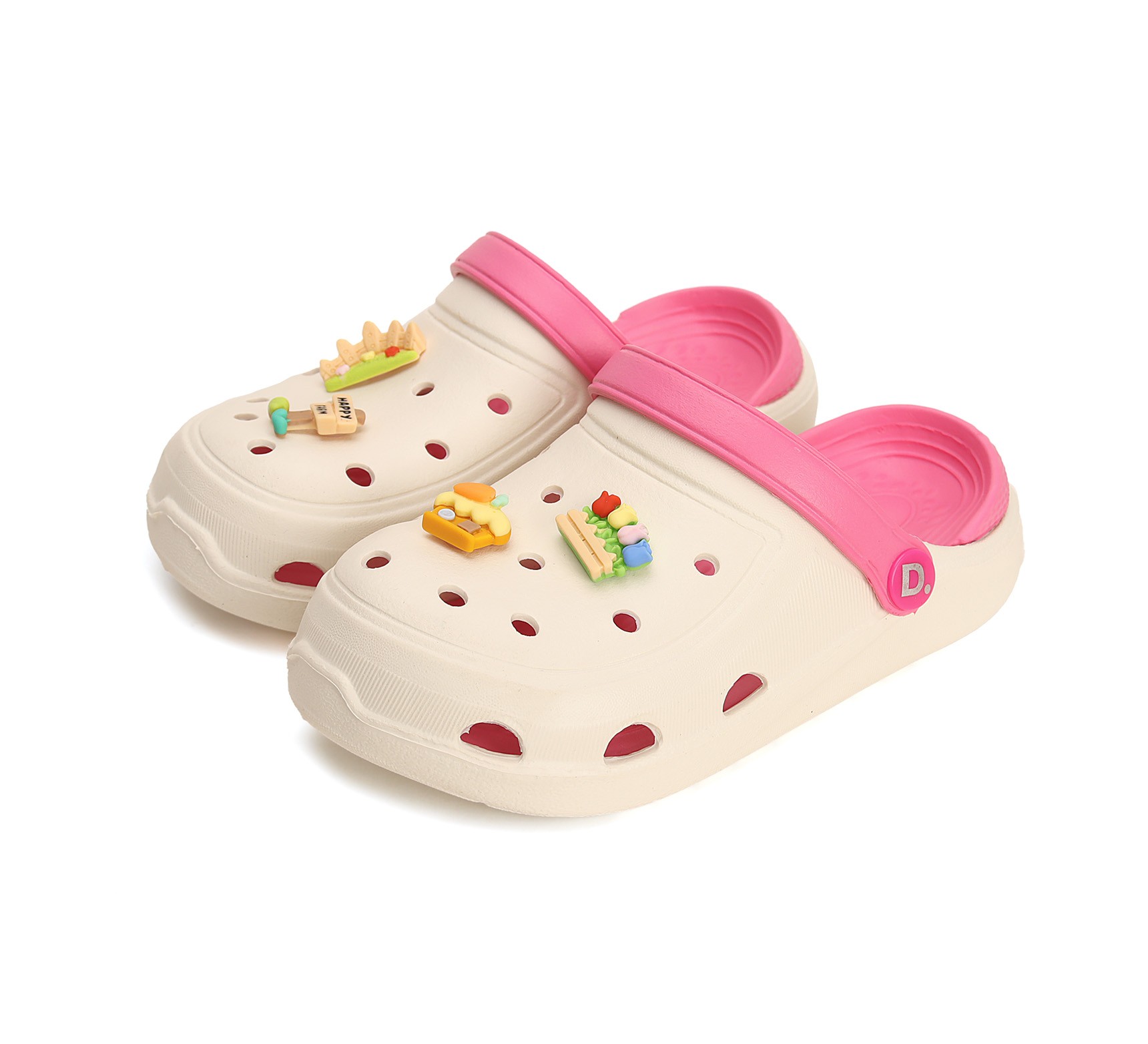 D.D.Step baltos klumpės 26-31 d. J091-41700EM. D.D.Step (Vengrija). Batai vaikams 5 batukai vaikams D.D.Step (Vengrija) D.D.Step baltos klumpės 26-31 d. J091-41700EM