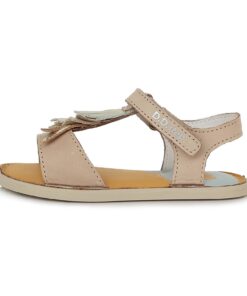 batukai vaikams D.D.Step (Vengrija)  Kreminės barefoot basutės 26-31 d. G076-323M