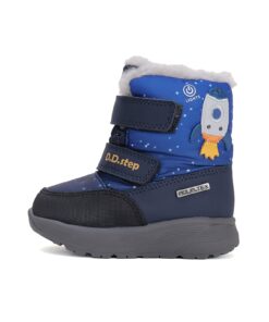 batukai vaikams D.D.Step (Vengrija)  LED sniego batai su vilna 22-27 d. P083-42624