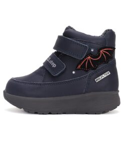 batukai vaikams D.D.Step (Vengrija)  LED tamsiai mėlyni vandeniui atsparūs batai 22-27 d. P083-42246