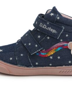 batukai vaikams D.D.Step (Vengrija)  Mėlyni canvas batai 31-36 d. C04035AL