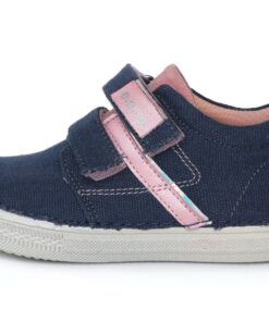batukai vaikams D.D.Step (Vengrija)  Mėlyni canvas batai 31-36 d. C049544BL
