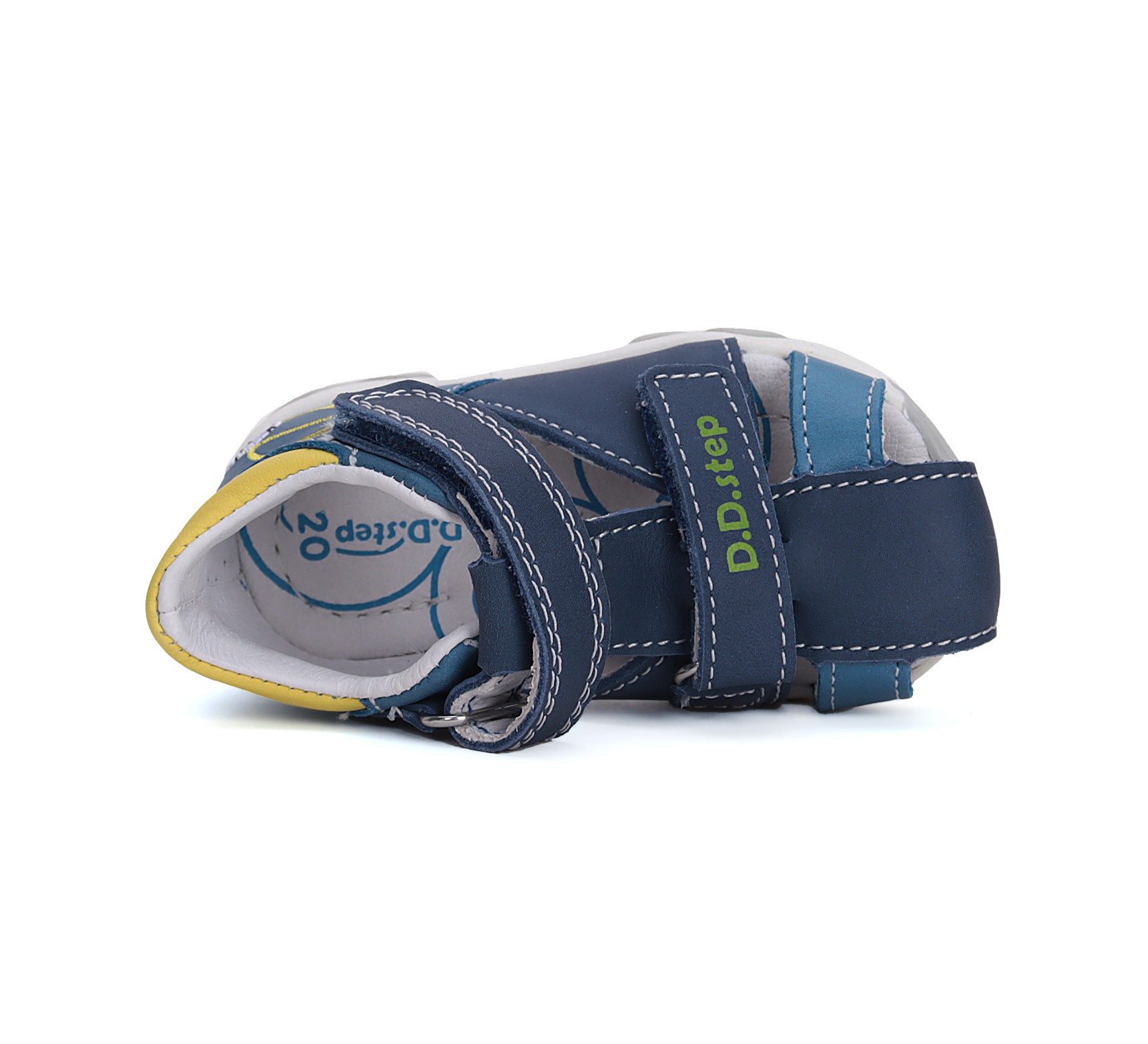 Mėlynos basutės 26-31 d. G064-51611M. D.D.Step (Vengrija). Batai vaikams 6 batukai vaikams D.D.Step (Vengrija) Mėlynos basutės 26-31 d. G064-51611M