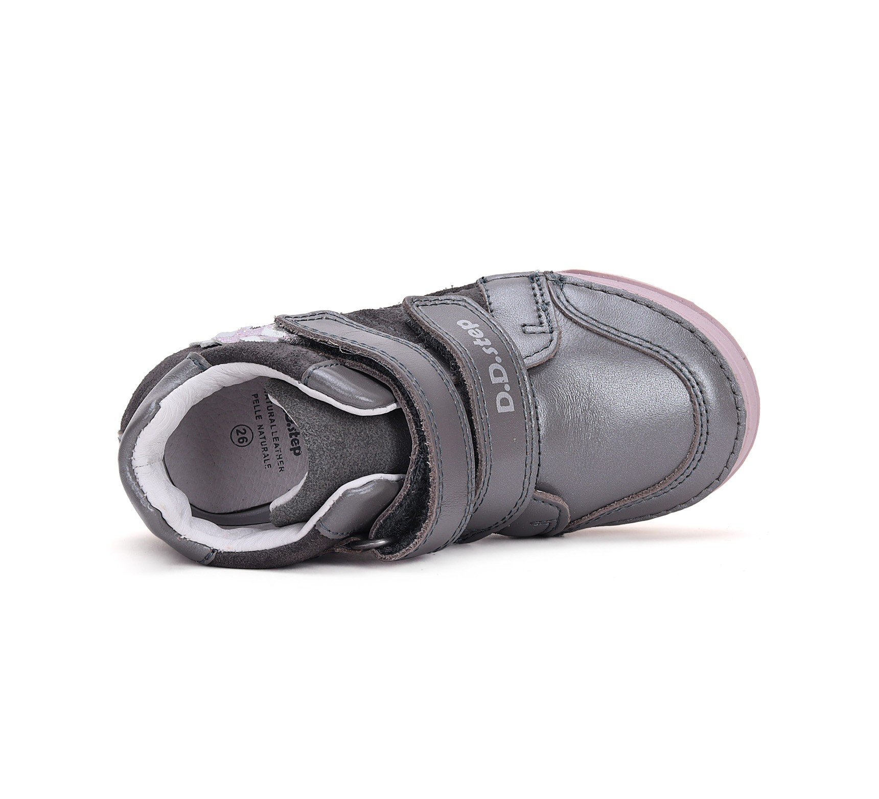 Pilki batai 25-30 d. A040-42820BM. D.D.Step (Vengrija). Batai vaikams 6 batukai vaikams D.D.Step (Vengrija) Pilki batai 25-30 d. A040-42820BM