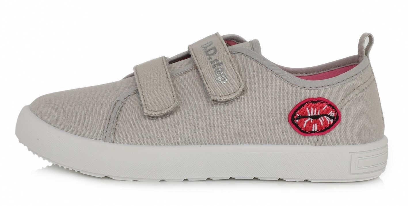 Pilki canvas batai 32-37 d. CSG152AL. D.D.Step (Vengrija). Batai vaikams 3 batukai vaikams D.D.Step (Vengrija) Pilki canvas batai 32-37 d. CSG152AL