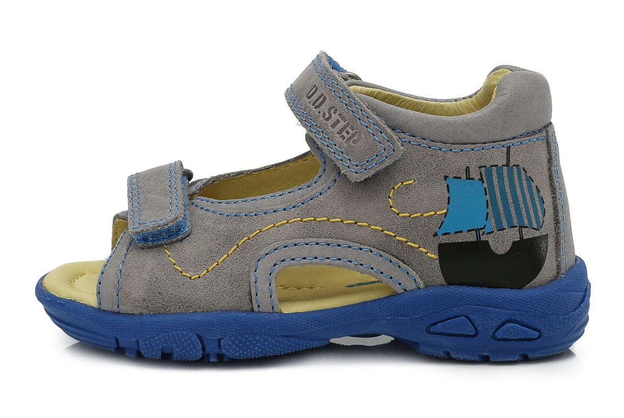 Pilkos basutės 19-24 d. AC2907017BU. D.D.Step (Vengrija). Batai vaikams 3 batukai vaikams D.D.Step (Vengrija) Pilkos basutės 19-24 d. AC2907017BU