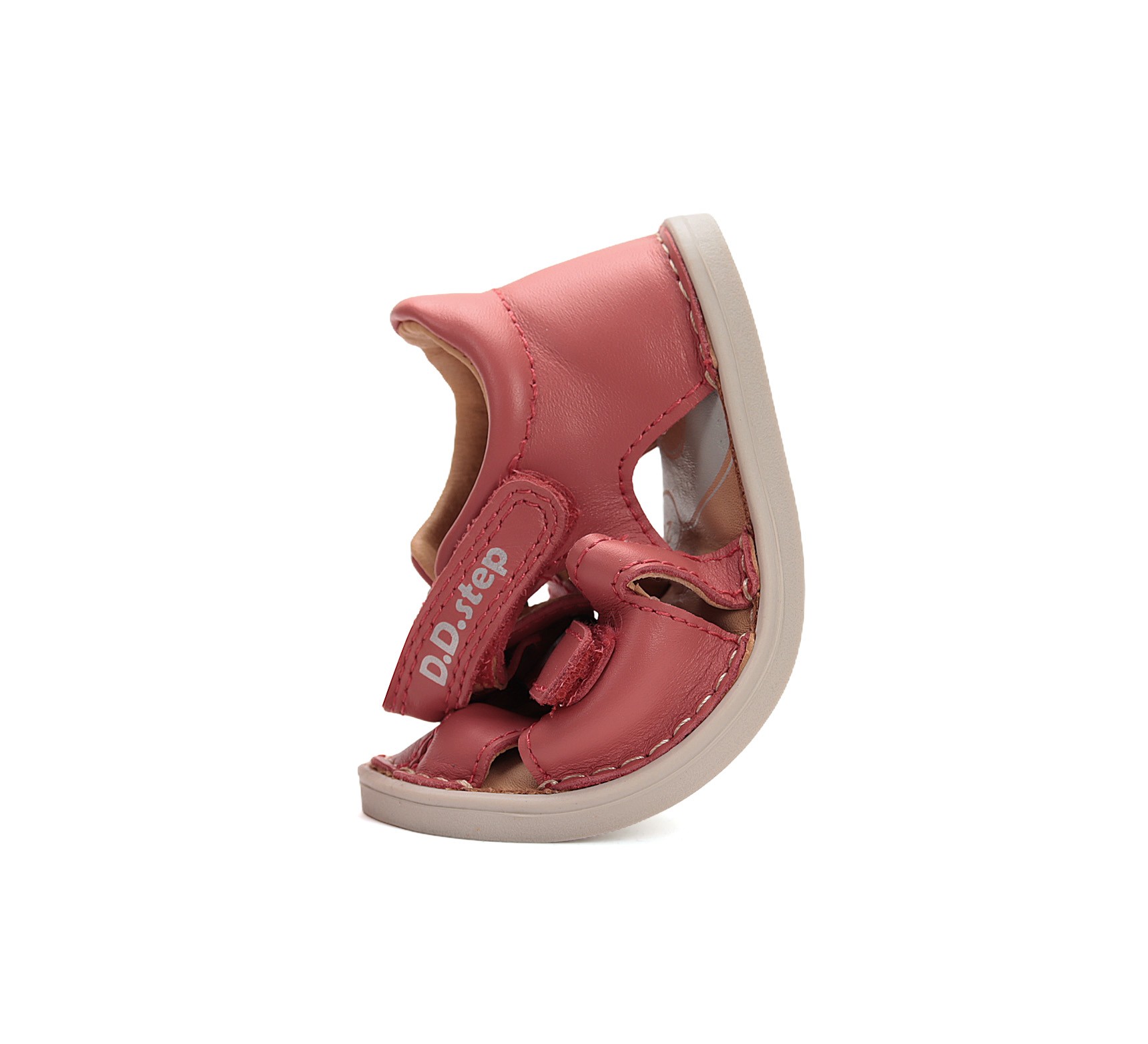 Raudonos barefoot basutės 26-31 d. G076-51665BM. D.D.Step (Vengrija). Batai vaikams 4 batukai vaikams D.D.Step (Vengrija) Raudonos barefoot basutės 26-31 d. G076-51665BM