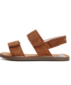 batukai vaikams D.D.Step (Vengrija)  Rudos barefoot basutės 32-37 d. G076-41539CL