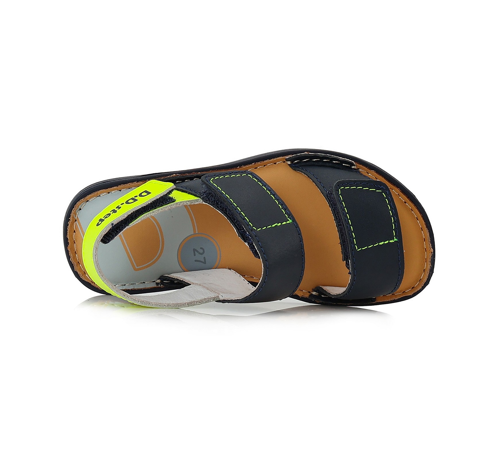 Tamsiai mėlynos barefoot basutės 32-37 d. G076-356L. D.D.Step (Vengrija). Batai vaikams 6 batukai vaikams D.D.Step (Vengrija) Tamsiai mėlynos barefoot basutės 32-37 d. G076-356L