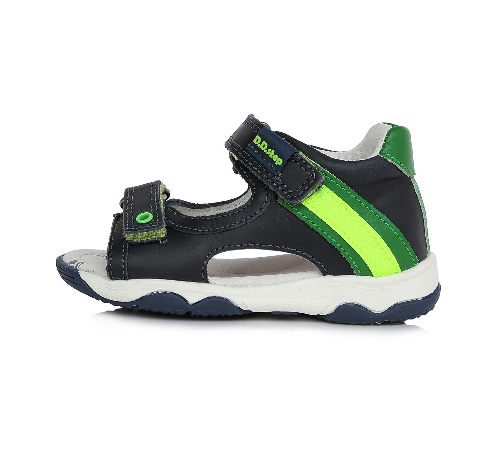 Tamsiai mėlynos basutės 20-25 d. G064-338. D.D.Step (Vengrija). Batai vaikams 3 batukai vaikams D.D.Step (Vengrija) Tamsiai mėlynos basutės 20-25 d. G064-338