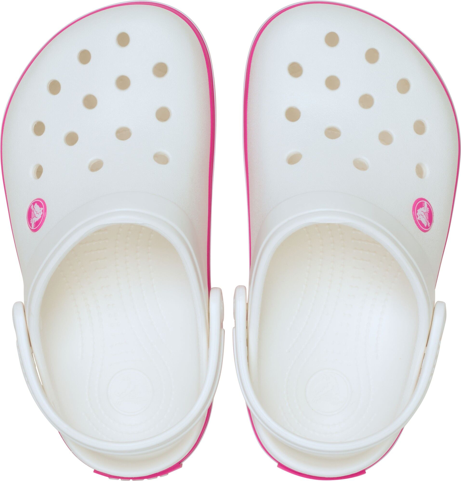 Crocs Crocband Clog Kid's 207005 vaikiškos klumpės 8 Clogs Crocs™ Crocband Clog Kid's 207005 White/Pink Crush For Kids
