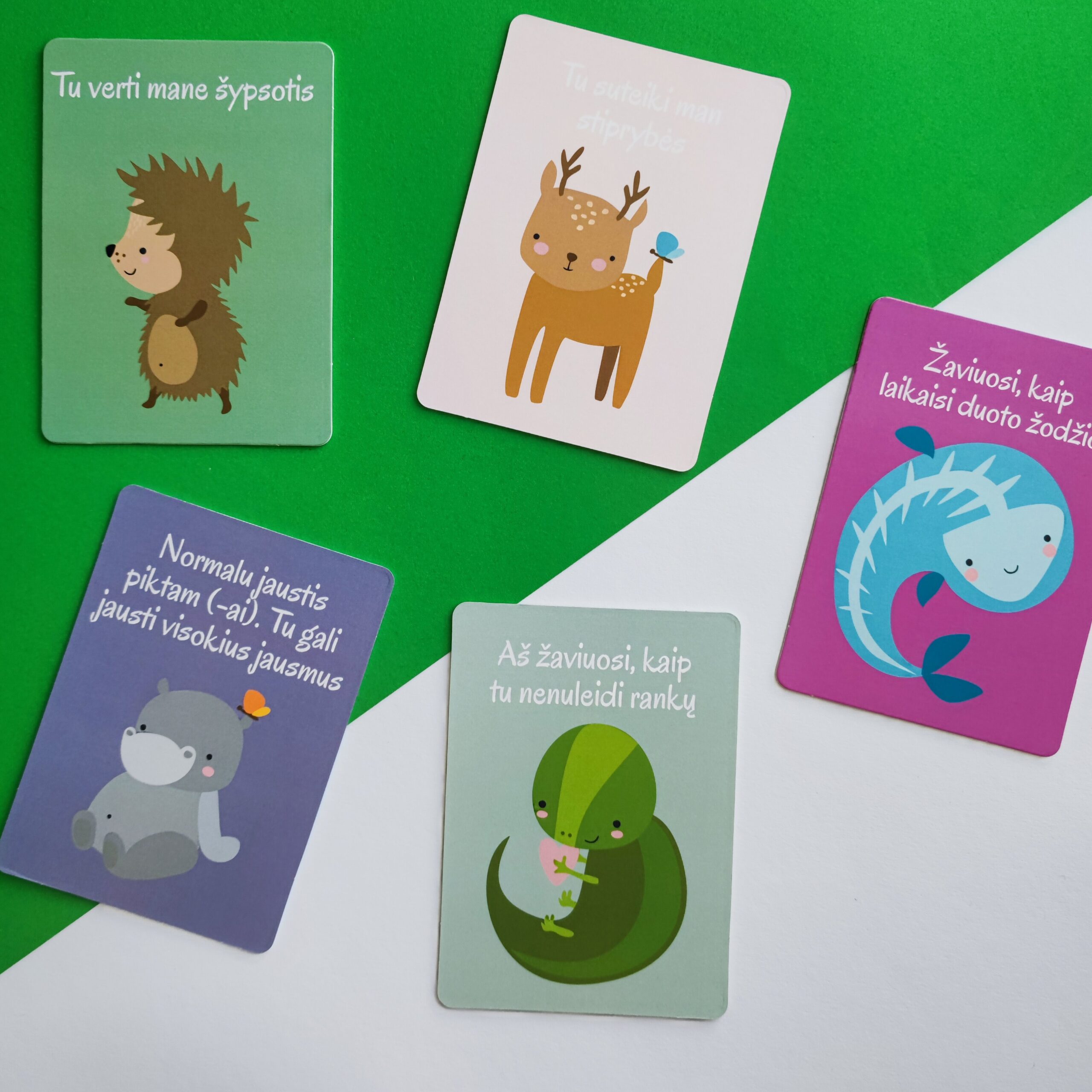 Komplimentų kortelių rinkinys vaikams 4 Komplimentų kortelių rinkinys vaikams - Image 2
