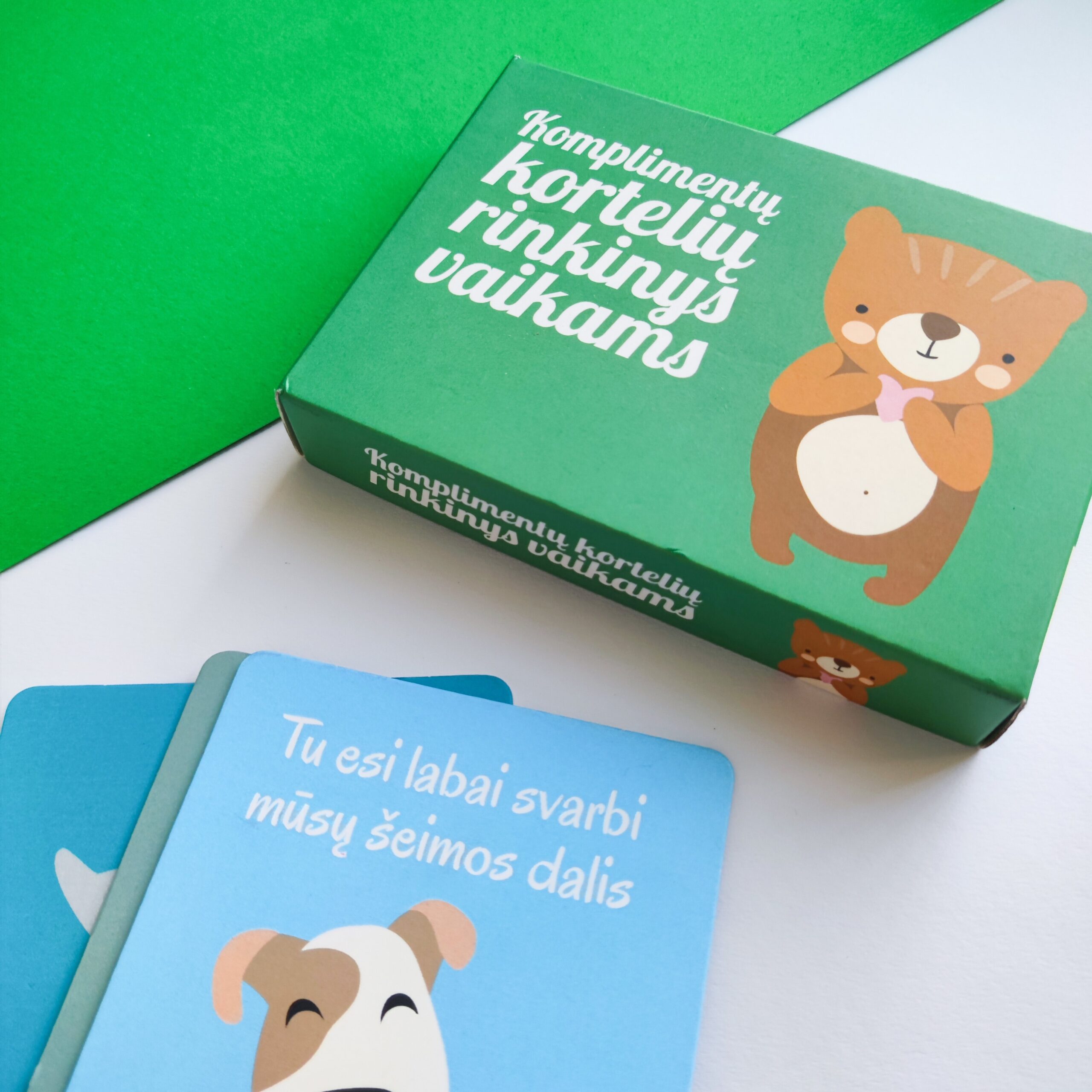 Komplimentų kortelių rinkinys vaikams 5 Komplimentų kortelių rinkinys vaikams - Image 3