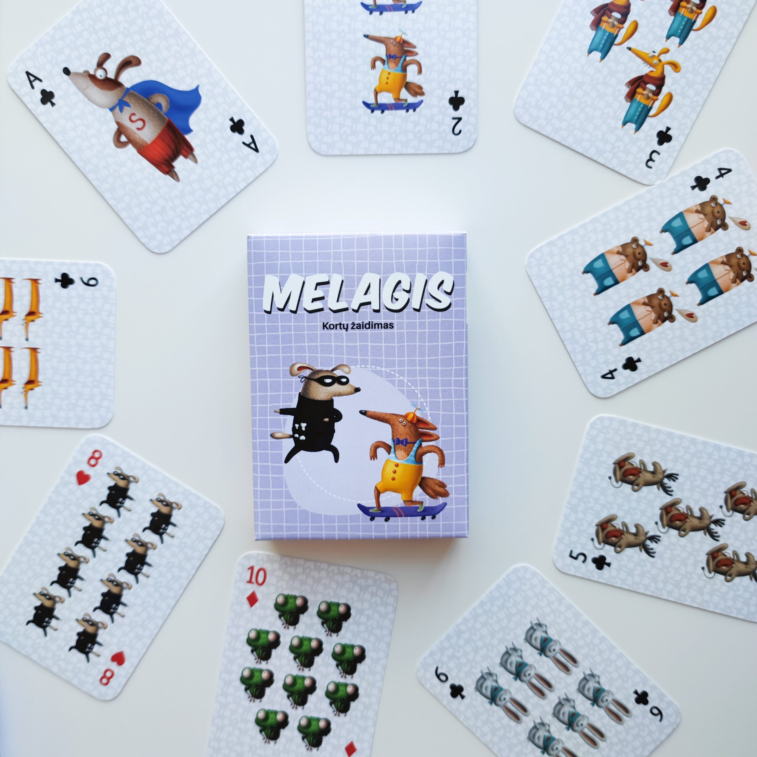 Kortų žaidimas "Melagis" 3 Kortų žaidimas "Melagis"