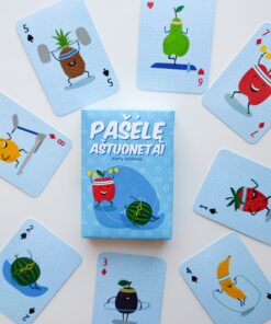 Kortų žaidimas "Pašėlę aštuonetai"