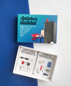 Alternative view of Lavinamųjų kortelių rinkinys "Aplinkos daiktai"