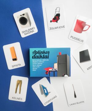 Lavinamųjų kortelių rinkinys "Aplinkos daiktai" 1 lavinamuju korteliu rinkinys aplinkos daiktai 3 1