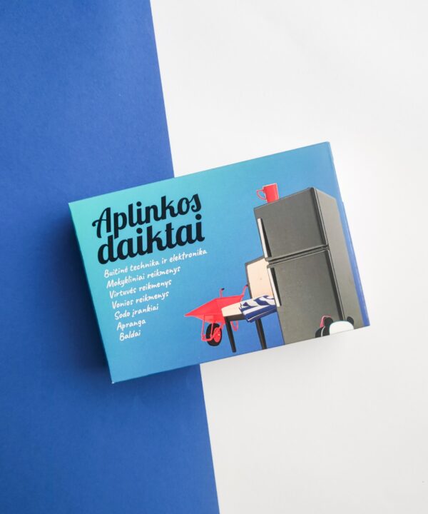 Alternative view of Lavinamųjų kortelių rinkinys "Aplinkos daiktai"