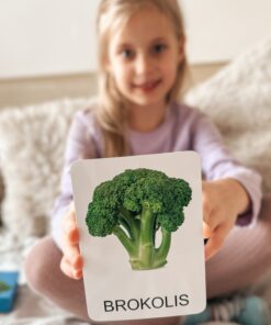 Lavinamųjų kortelių rinkinys „Daržovės“