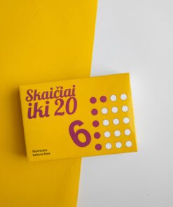 Lavinamųjų kortelių rinkinys „Skaičiai iki 20“