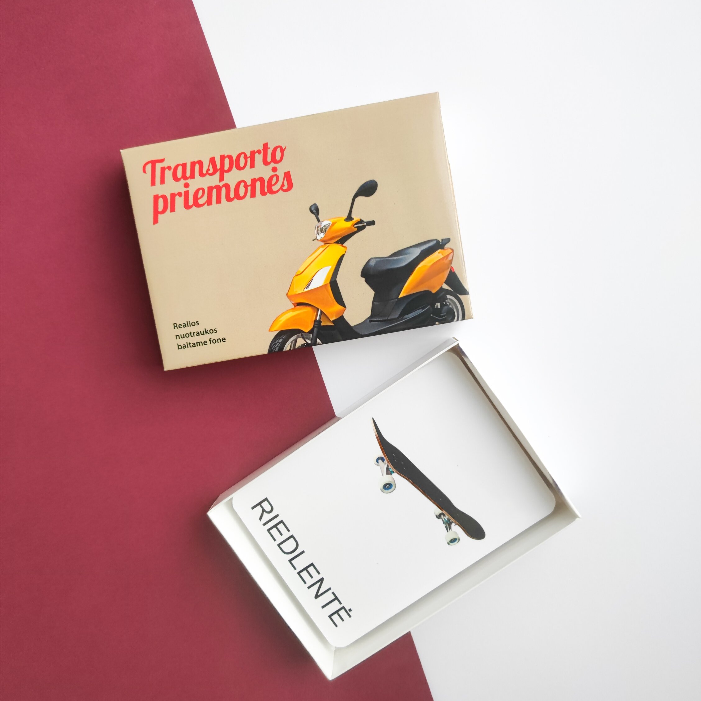 Lavinamųjų kortelių rinkinys „Transporto priemonės“ 4 Lavinamųjų kortelių rinkinys „Transporto priemonės“ - Image 2