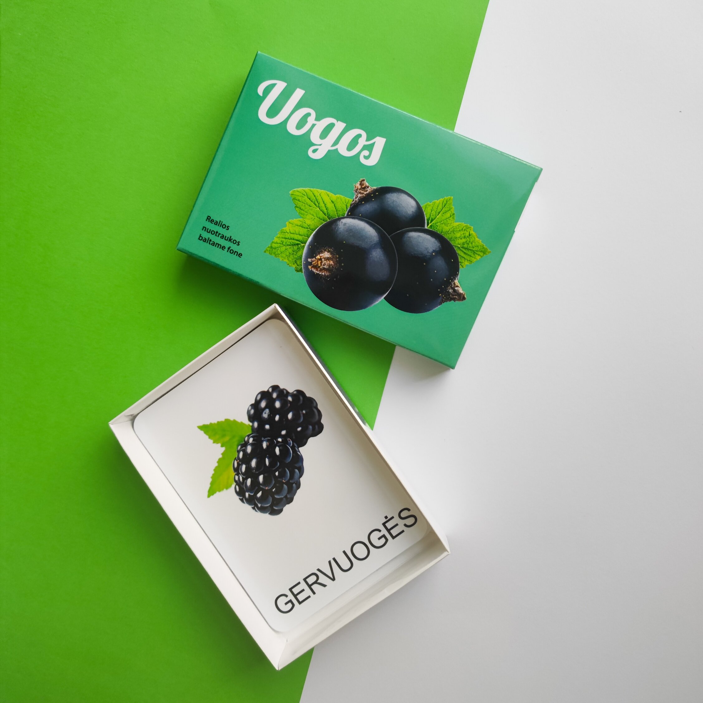 Lavinamųjų kortelių rinkinys „Uogos“ 6 Lavinamųjų kortelių rinkinys „Uogos“ - Image 4