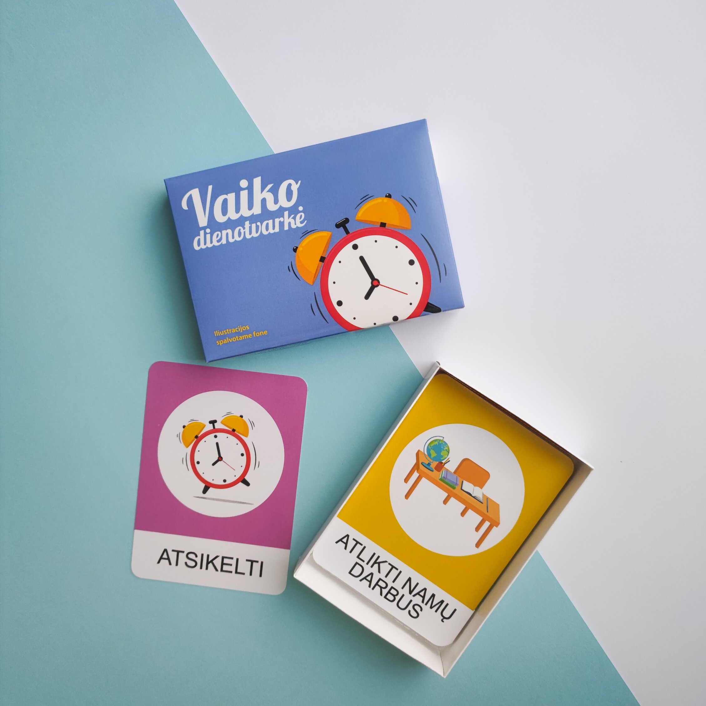 Lavinamųjų kortelių rinkinys „Vaiko dienotvarkė“ 6 Lavinamųjų kortelių rinkinys „Vaiko dienotvarkė“ - Image 4