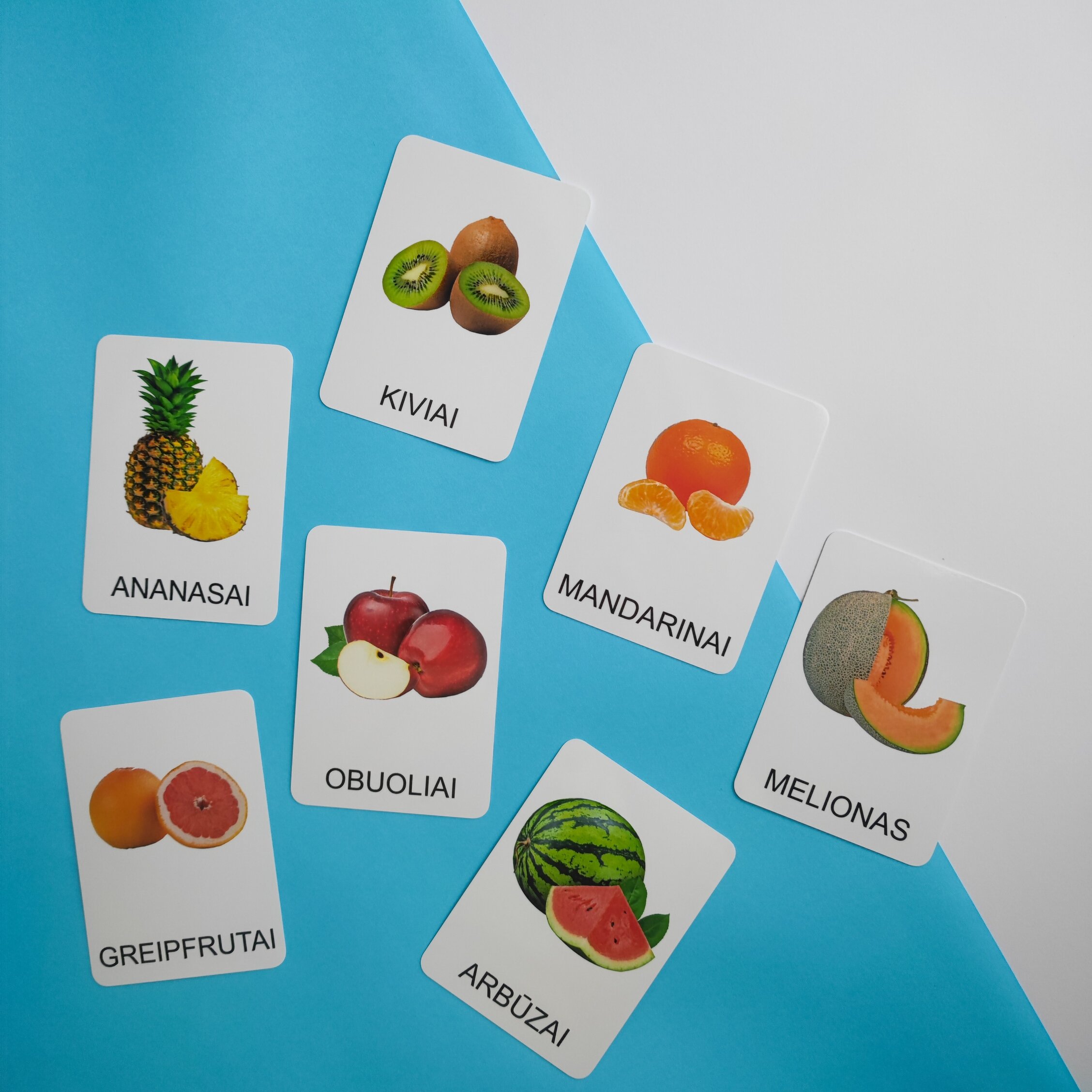 Lavinamųjų kortelių rinkinys „Vaisiai“ 7 Lavinamųjų kortelių rinkinys „Vaisiai“ - Image 5