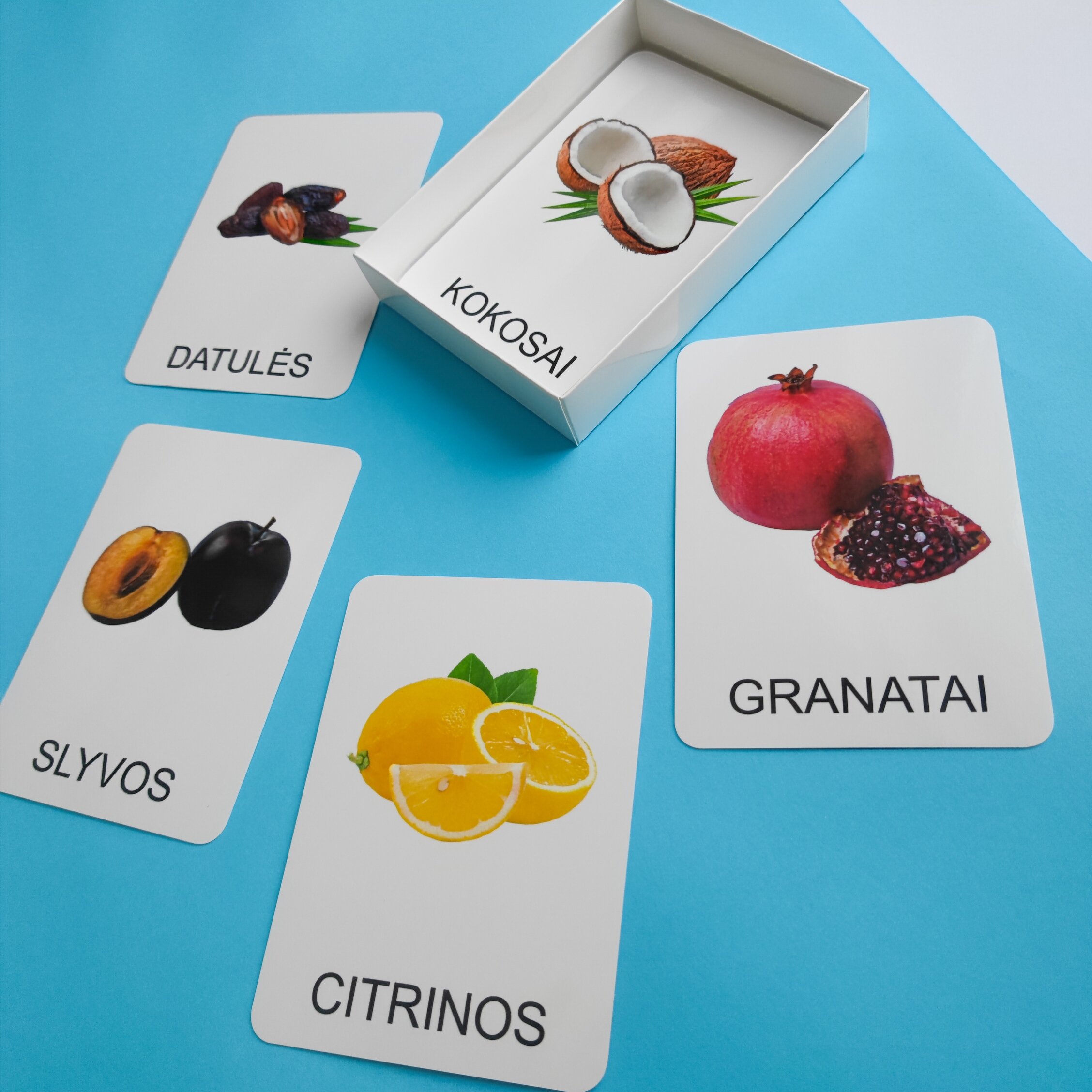 Lavinamųjų kortelių rinkinys „Vaisiai“ 8 Lavinamųjų kortelių rinkinys „Vaisiai“ - Image 6