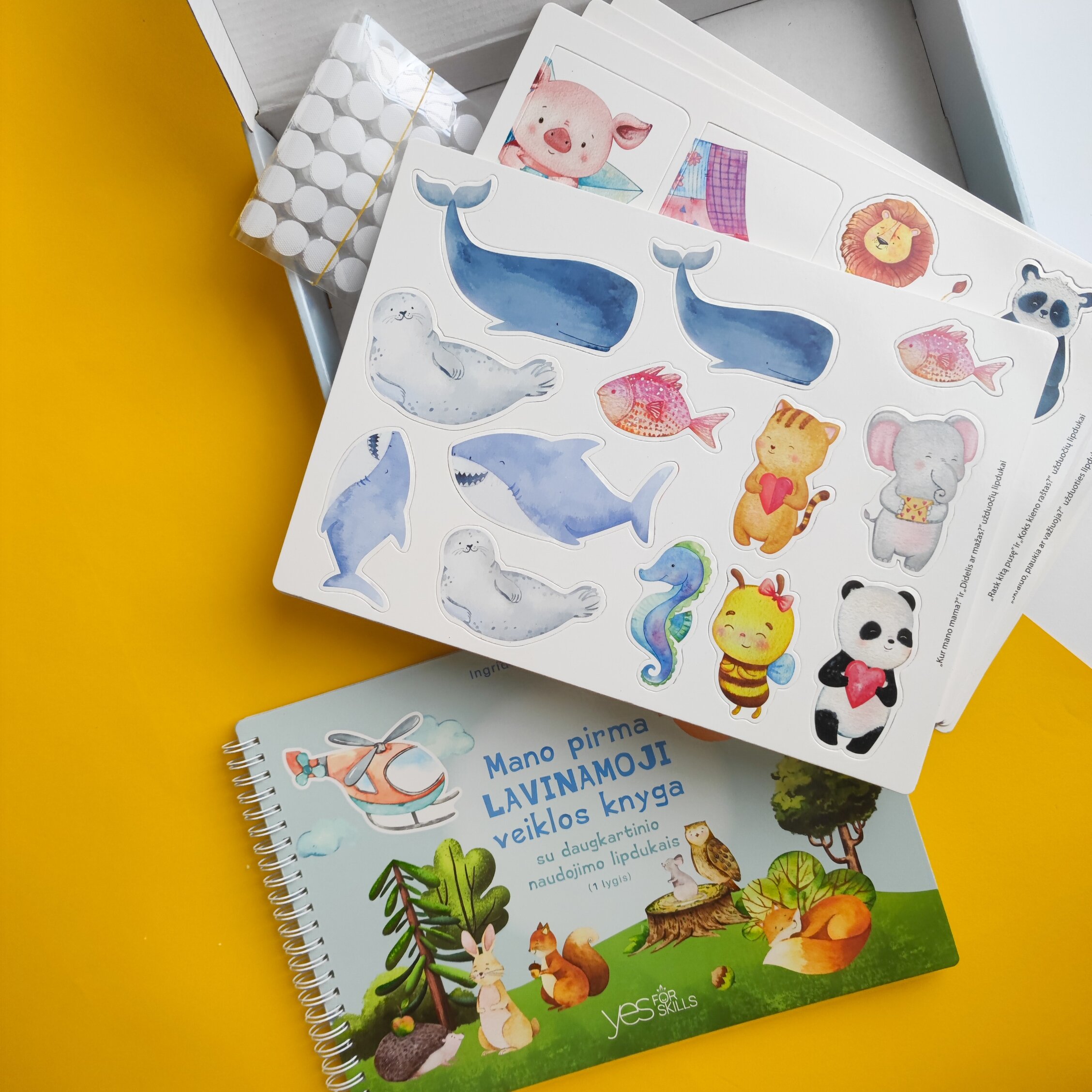 Mano pirma lavinamoji veiklos knyga su daugkartinio naudojimo lipdukais 7 Mano pirma lavinamoji veiklos knyga su daugkartinio naudojimo lipdukais - Image 5