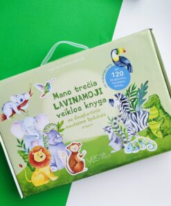 Alternative view of Mano trečia lavinamoji veiklos knyga su daugkartinio naudojimo lipdukais