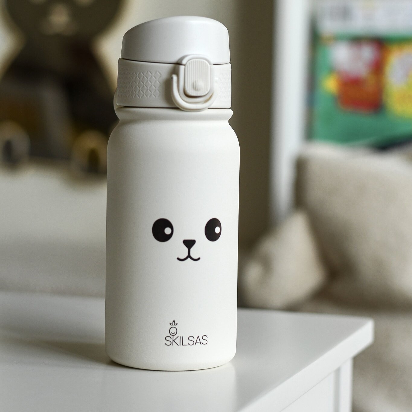 „Skilsas“ vaikiška nerūdijančio plieno gertuvė su dviem dangteliais – praktiškas pasirinkimas kiekvienai dienai (Veidukas) 6 „Skilsas“ vaikiška nerūdijančio plieno gertuvė su dviem dangteliais – praktiškas pasirinkimas kiekvienai dienai (Veidukas) - Image 5