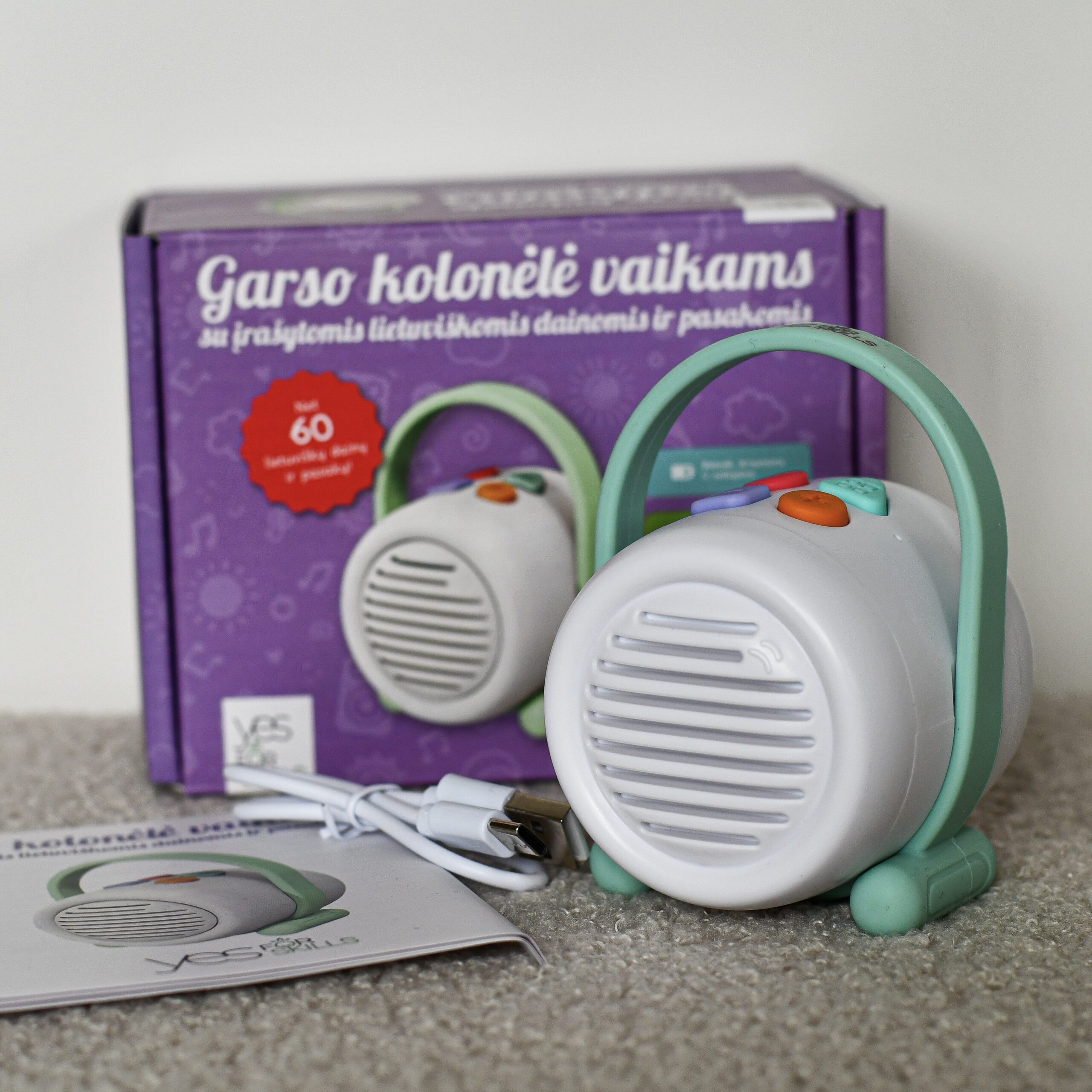 Yes For Skills garso kolonėlė vaikams su įrašytomis lietuviškomis dainomis ir pasakomis 2 Yes For Skills garso kolonėlė vaikams su įrašytomis lietuviškomis dainomis ir pasakomis