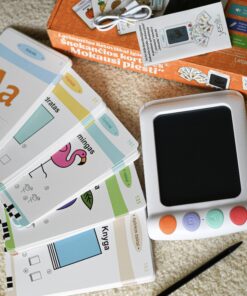 Yes For Skills lietuviškai įgarsintos Šnekančios kortelės „Mokausi piešti“ su garsiniais kortelių apibūdinimais, kalbančios lietuviškai