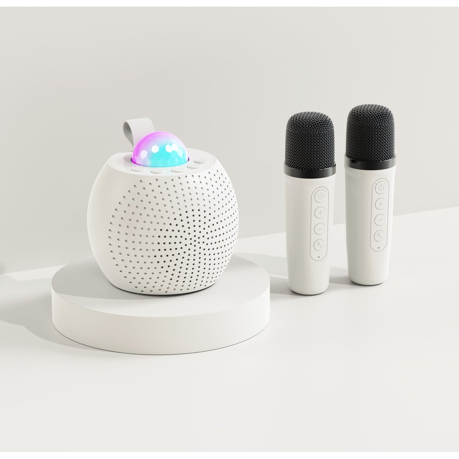 Yes For Skills vaikiškas disko stiliaus grotuvas su dviem balsą keičiančiais mikrofonais (su įrašytomis lietuviškomis dainomis ir pasakomis) 4 Yes For Skills vaikiškas disko stiliaus grotuvas su dviem balsą keičiančiais mikrofonais (su įrašytomis lietuviškomis dainomis ir pasakomis) - Image 3