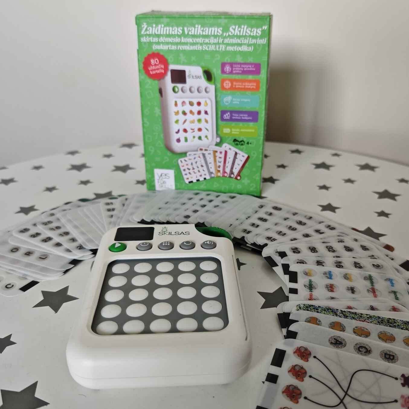 Žaidimas vaikams ,,Skilsas”, skirtas dėmesio koncentracijai ir atminčiai lavinti (sukurtas remiantis SCHULTE metodika) 4 Žaidimas vaikams ,,Skilsas”, skirtas dėmesio koncentracijai ir atminčiai lavinti (sukurtas remiantis SCHULTE metodika) - Image 3
