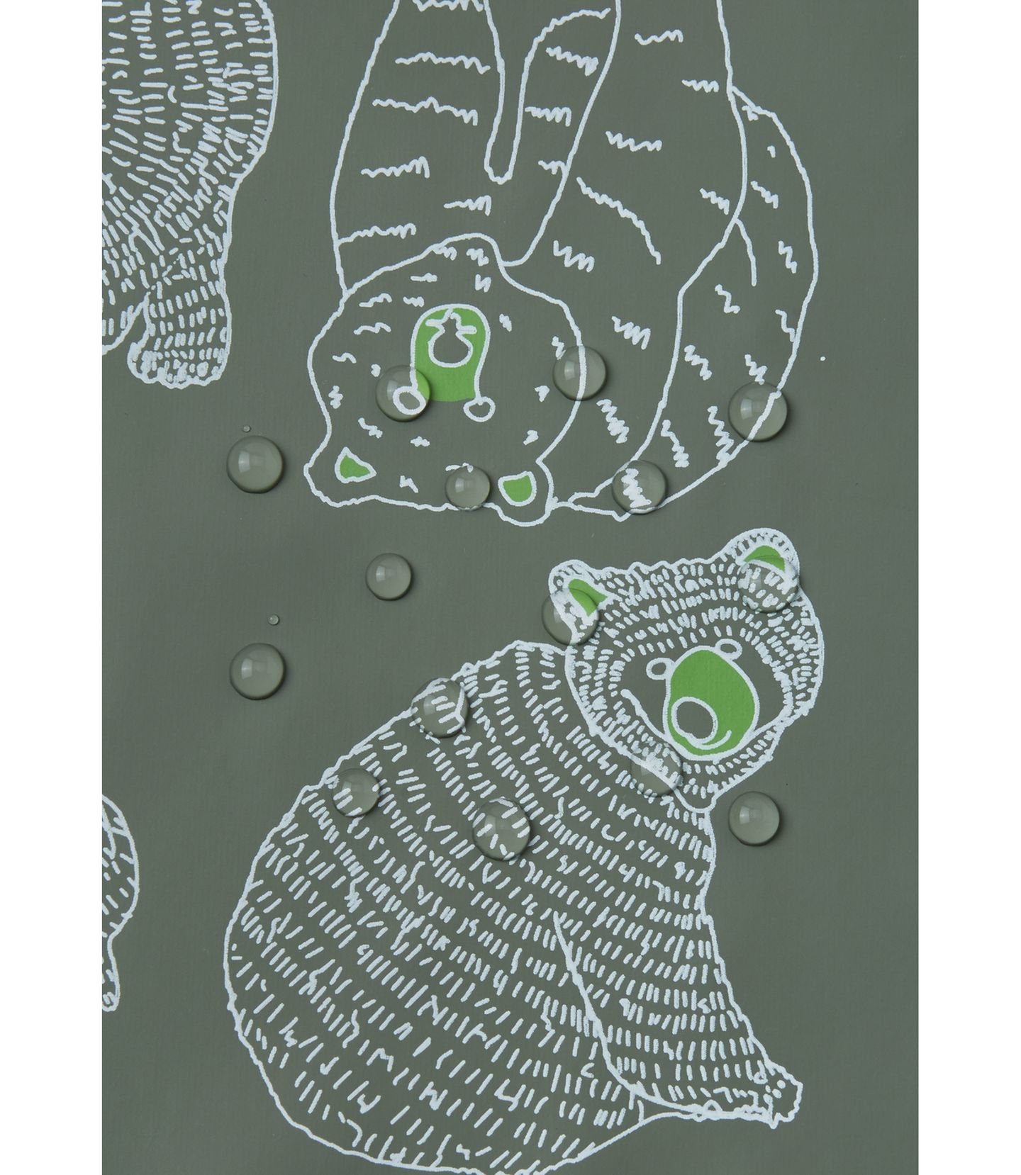 REIMA Vesi 5100025A striukė vaikams 5 Rainwear REIMA Vesi 5100025A Greyish Green 8925 For Kids