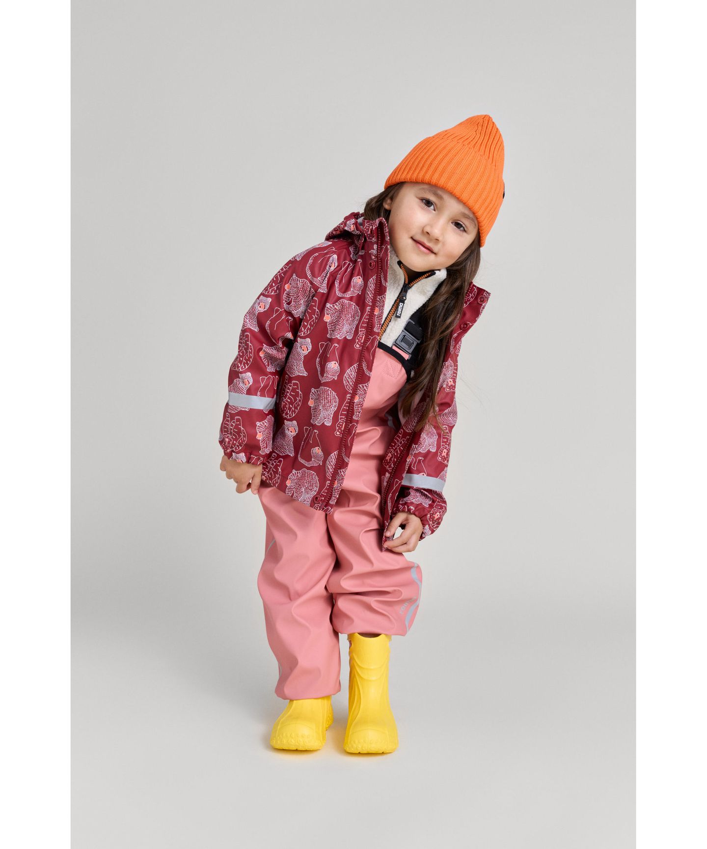 REIMA Vesi 5100025A - Jam Red 3955 vaikiška striukė 9 Jackets