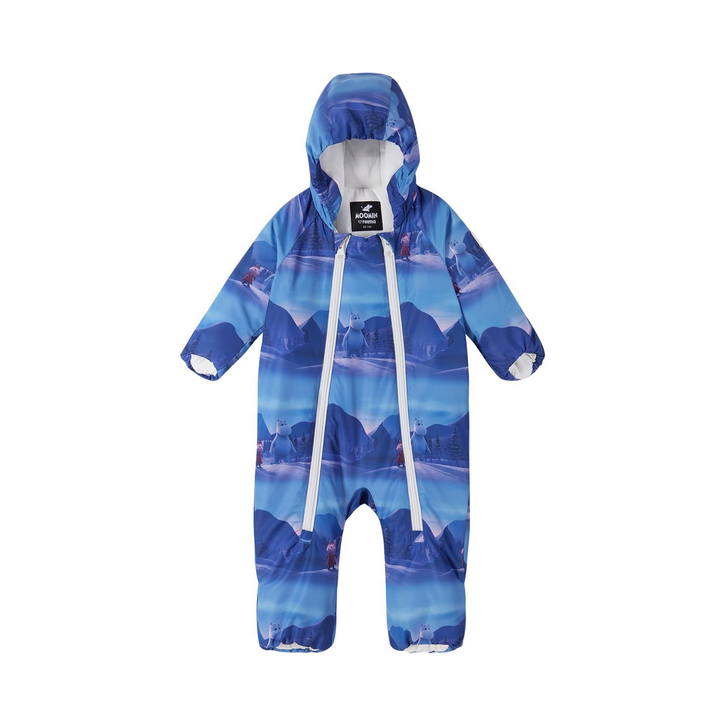 REIMA Moomin Knytte – Frozen Blue 6301 kombinezonas vaikams 4 Overalls REIMA Moomin Knytte Frozen Blue 6301 For Kids